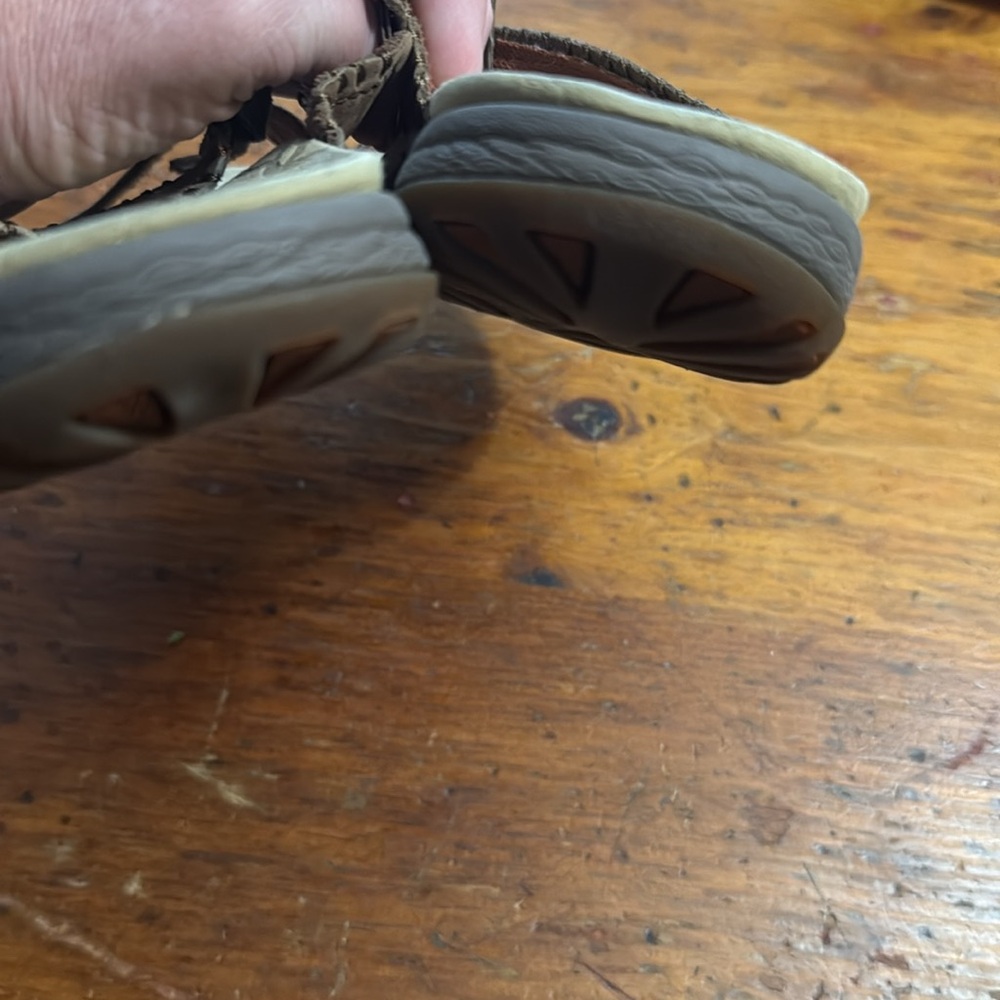 Merrell Dark Earth Brown Sandals women’s size 8 - Picture 4 of 7